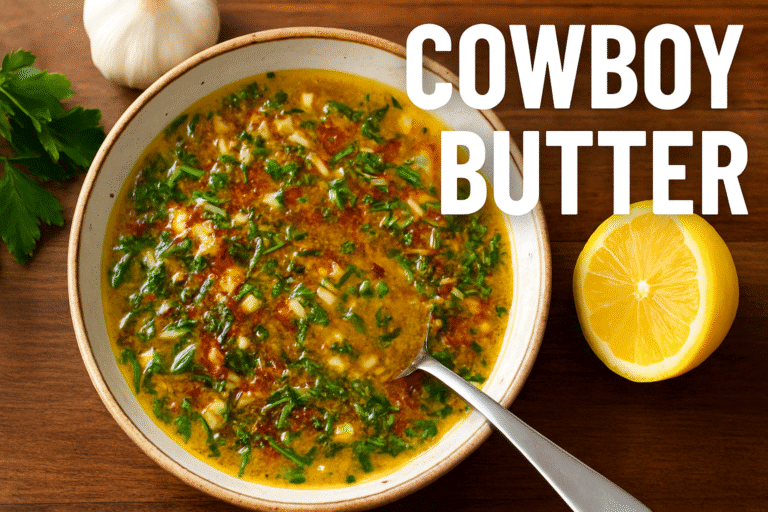 Cowboy Butter – Manteiga Temperada com Ervas e Especiarias, Usada como Molho 😋🧄🌿