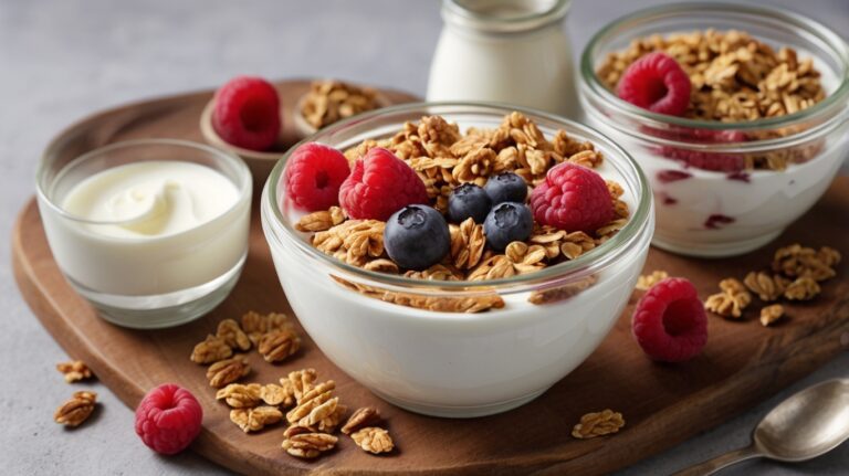 Delicioso Iogurte Natural com Granola 🍯 – Nutritivo e super fácil de preparar!