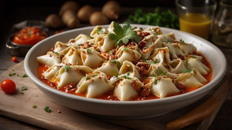 Manti Turco 🇹🇷 – Um Delicioso Ravióli do Oriente Médio