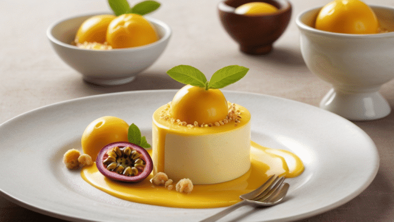 Mousse de Maracujá Cremosa e Refrescante 🍮🥭 – A Sobremesa Mais Fácil e Deliciosa da Vida!
