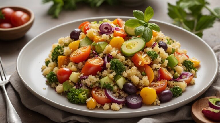 Salada de Quinoa com Legumes: Nutrição e Sabor em Cada Mordida! 🥗