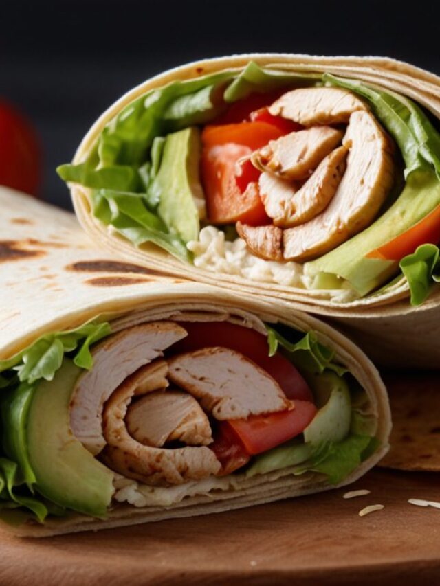 Wrap Integral de Frango 🥙: Leve, saboroso e nutritivo!
