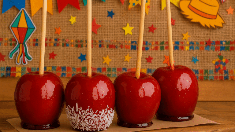 Como Fazer Maçã do Amor para Festa Junina 🍎❤️