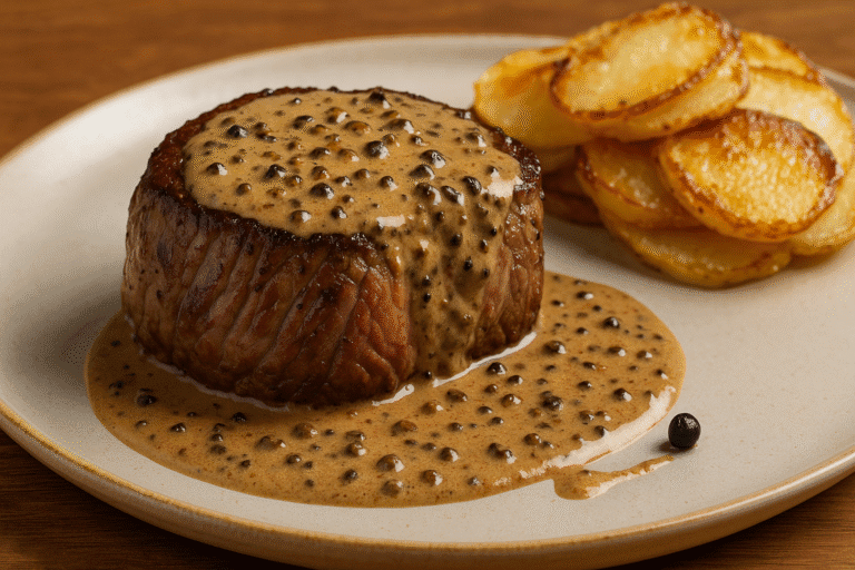 Aprenda um delicioso Filet au Poivre 🇫🇷 🥩