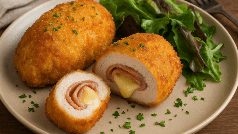 Como fazer um delicioso Frango Cordon Bleu 🇫🇷