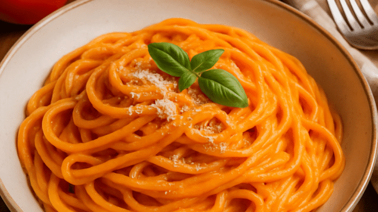Como fazer um delicioso Linguine ao molho de Pimentão Vermelho 🍅