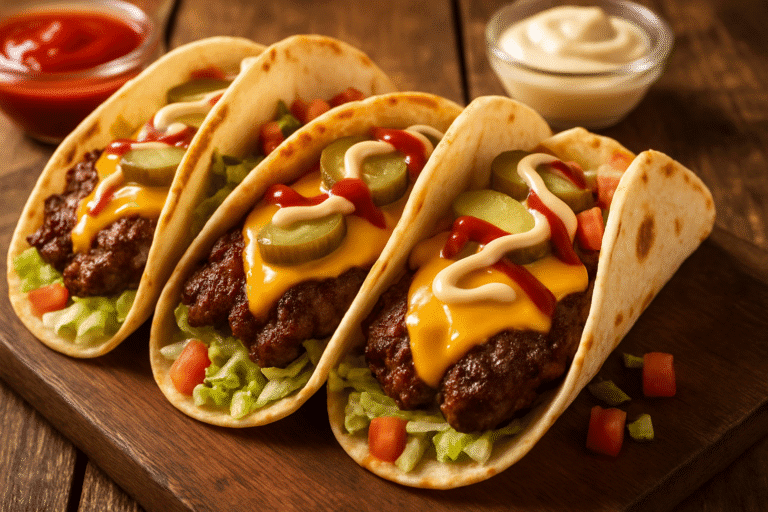 Smash Burger Tacos 🍔🌮🔥