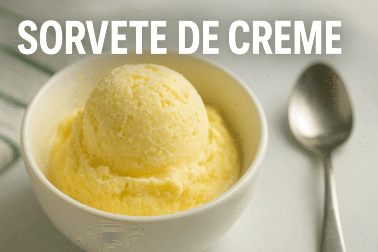 Aprenda um delicioso Sorvete de Creme 🍨😋