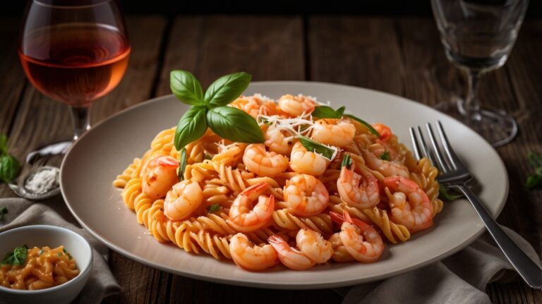 Como fazer um delicioso Fusilli alla Vodka com Camarões 🍤