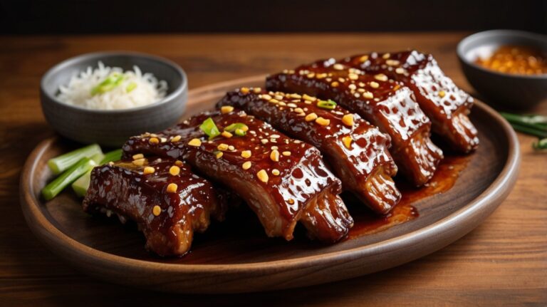 Costelinha Suína Glaceada ao Estilo Coreano com Abacaxi Carbonizado 🔥🐖🍍