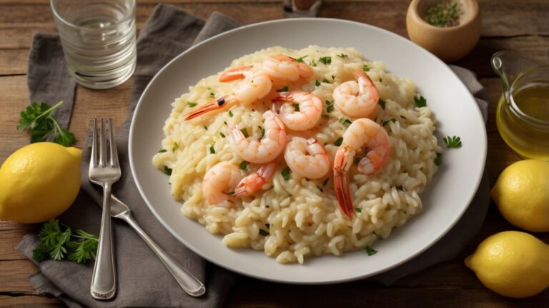 Como fazer um delicioso Risotto ao Limone com Camarões 🍤🍋
