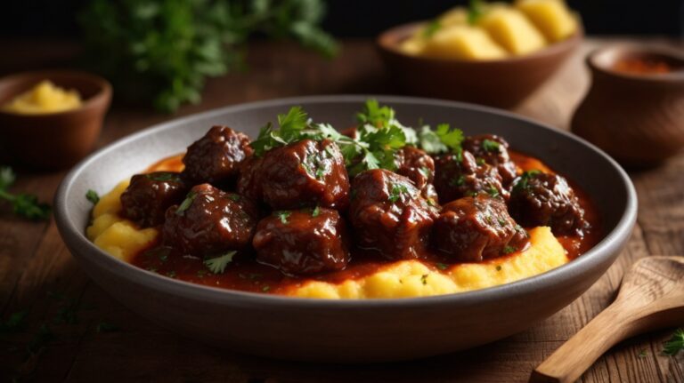 Como fazer uma maravilhosa Rabada com Polenta 😋