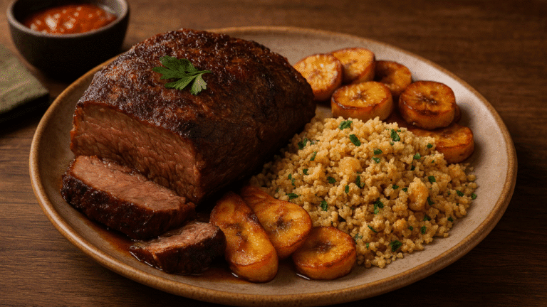 🇧🇷 Como Fazer um Delicioso Cupim com Farofa de Banana-da-Terra🇧🇷 Como Fazer um Delicioso Cupim com Farofa de Banana-da-Terra