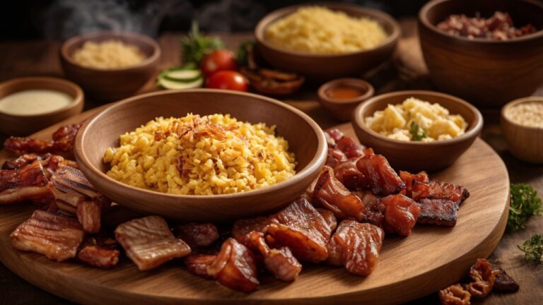 🥓 Como Fazer uma Deliciosa Farofa de Bacon e Queijo Coalho para Churrasco 🔥🥩