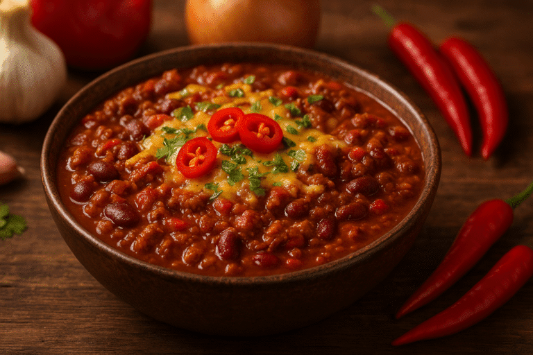 🥩🌶️🔥 Como Fazer um Delicioso Chili com Carne