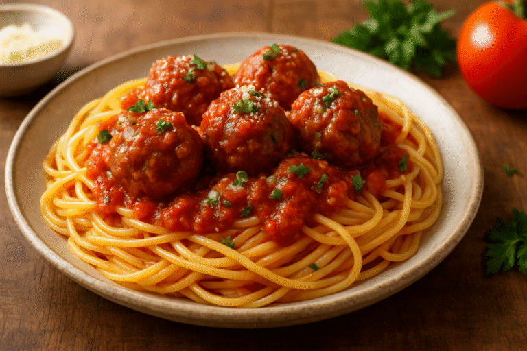 🍝 Como fazer um delicioso Spaguetti com Almôndegas