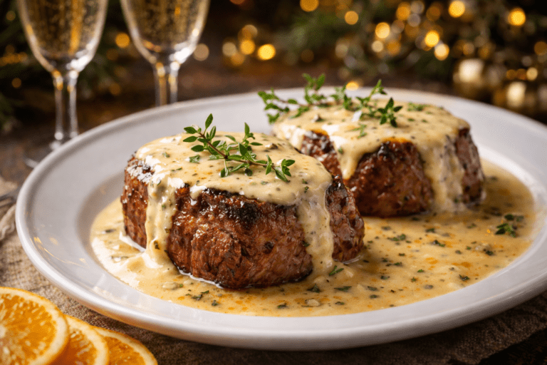 🍾🥩 Filé Mignon ao Molho de Espumante: Receita Sofisticada e Perfeita para Datas Especiais