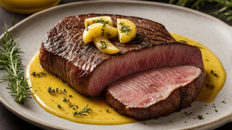 🥩🔥 Receita Simples para Fim de Ano: Picanha Assada com Manteiga de Ervas