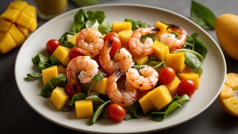 🥭🍤 Receita para o Ano Novo: Salada Tropical com Manga e Camarão