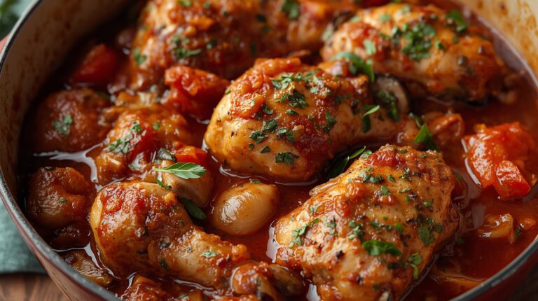 😋 Aprenda um maravilhoso Frango à Caçadora (Pollo alla Cacciatora)